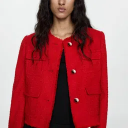 MANGO Tweed Jacket image 1