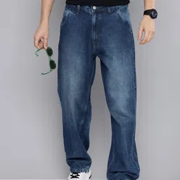 Aeropostale Men Baggy Fit Light Fade Pure Cotton Jeans-picture-41