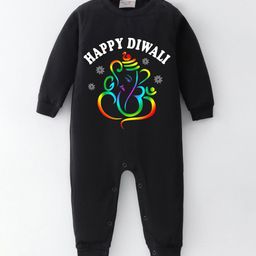 BLUSHES Infants Diwali Printed Pure Cotton Romper-picture-36