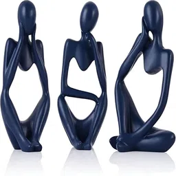 THE SACRED GIFTS Navy Blue 3 Pieces Figurine Showpieces-image-25