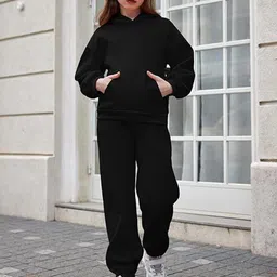 R Cube Girls Hooded-Neck Mid-Rise Tracksuits-image-27