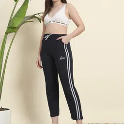 TRENDY WORLD Navy Blue Cotton Pyjamas-image-60
