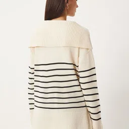 Happiness istanbul Women Striped Pullover image 2
