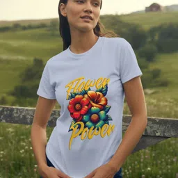 GRACE & JACK Graphic Printed Round Neck Short Sleeves Regular Fit Casual T-Shirt-picture-34