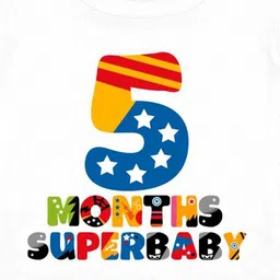 Arvesa 5 Month Baby Printed Bodysuit image 2