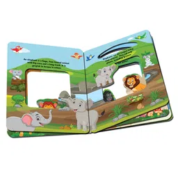 dreamland publications Die Cut Window Board Book In the Jungle - English image 5