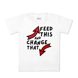 Arvesa Kids Typography Printed Short Sleeves T-shirt-picture-39