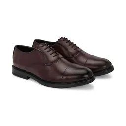 Inflation Men Leather Cushioned Footbed Formal Oxfords Shoes image 3