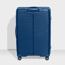 Carlton Gemma Blue Striped Large Hardside 360 Checked Luggage image 2