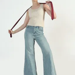 showoffff Showoff Beige Regular Fit Tank Top image 5