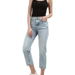 TOMMY HILFIGER Denim Cotton High Rise Jeans image 5