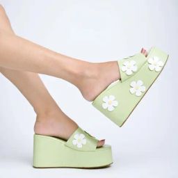Shoetopia Kids Green Casual Sandals-picture-4
