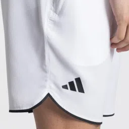 Adidas White Regular Fit Sports Shorts image 5
