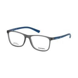 Diesel Grey Square Eye Frames for Men-image-1