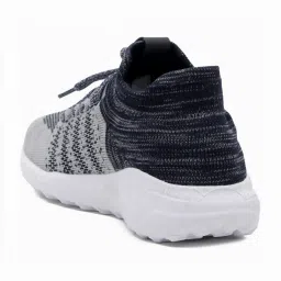 Asian Men's Grey & Blue Walking Shoes image 5