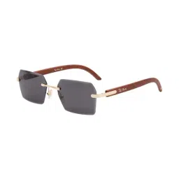 Ted Smith Black Round UV Protection Unisex Sunglasses-picture-43