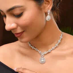 VOJ Silver Plated Set for Women-image-52
