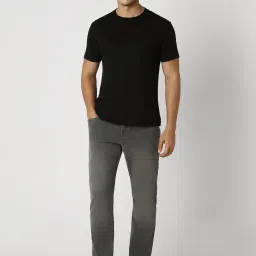 Van Heusen Denim Labs Grey Cotton Regular Fit Jeans image 5