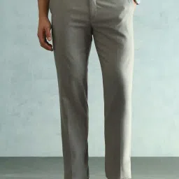 Arrow Grey Slim Fit Trousers image 5