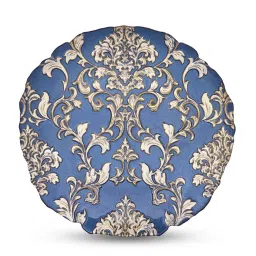 Pure Home and Living Textured Blue Glass Set of 2 Dinner Plates image 5