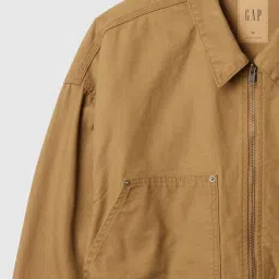 GAP Brown Regular Fit Solid Jacket image 5