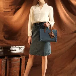 Kazo White Crepe Embellished Shirt image 5