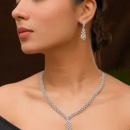VOJ Silver Plated Set for Women-image-39