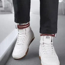 Bacca Bucci Men's SWAGGER Snow White Ankle High Sneakers image 5