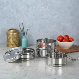 Sumeet Silver Stainless Steel 1 Unit Tiffin Box image 5