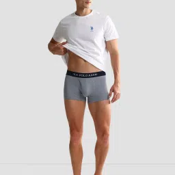 U.S. Polo Assn. Grey & Navy Trunks - Pack of 2 image 5