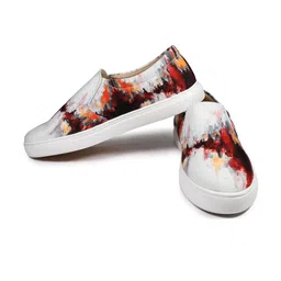 KobSook Men Printed Slip-On Sneakers image 5