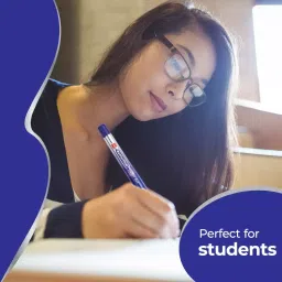 Cello Butterflow Ball Pen Cap Closure Type Blue Ink, 8907234510423 (Pack of 20) image 2