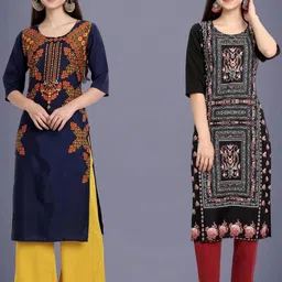 Ethnic basket Women Multicoloured Kurtas-picture-22
