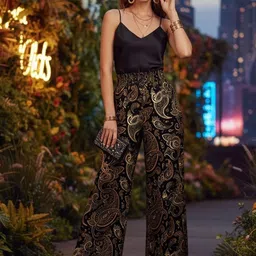 Vagisha Women Paisley Printed Palazzos-picture-11