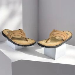 Woodland Men's Camel Thong Sandals-picture-18