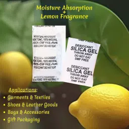 Ecofresh 5 g Lemon Fragrance Desiccant Pouch for Textiles and Garments Industry (Pack of 400) image 3