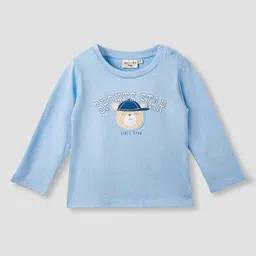 Juniors by Babyshop Infant Boys Pack Of 3 Graphic Printed Cotton Regular Fit T-shirts-picture-51