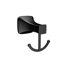 RN Stainless Steel Black Chrome Finish Wall Mount Towel Holder for Bathroom, 8005-picture-19