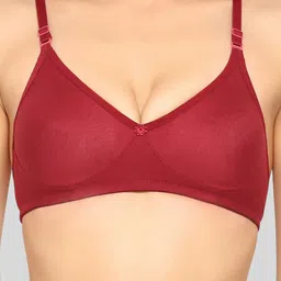 Aimly Seamless Medium Coverage All Day Comfort Non-Wired Non-Padded Cotton T-shirt Bra image 4