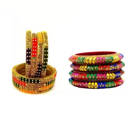 TRIOXY Multi Glass Artificial Stones Bangle-picture-13