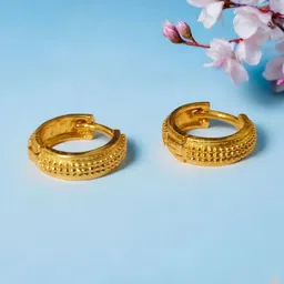 SHREE KRISHNA SHOPPING Gold-Plated Brass Earrings image 1