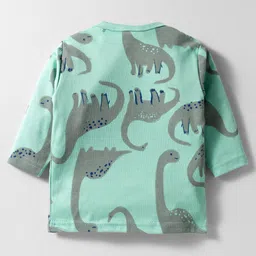 Kidi Wav Pack Of 3 Full Sleeves Animals Printed Tee - Multi Colour image 3