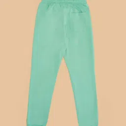 Pantaloons Junior Boys Green Ash Cotton Printed Track Bottoms & Joggers image 4
