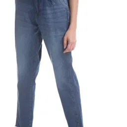 U.S. Polo Assn. Blue Lightly Washed High Rise Jeans-image-22
