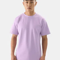 The Souled Store Purple Regular Fit Crew T-Shirt-picture-17