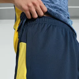 Puma Blue Regular Fit Printed Sports Shorts image 5