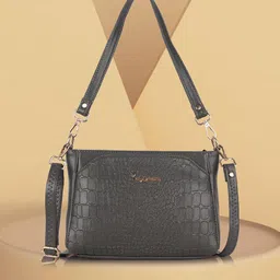 LADY QUINTON Textured Bowling Sling Bag-image-74