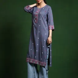 Jaipur Kurti Grey Kurtakurtis image 4
