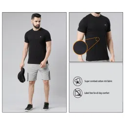 Force NXT Pacific Green Cotton Regular Fit T-Shirt image 5