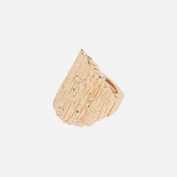 Sohi Women's Dented Bar Cocktail Ring image 5